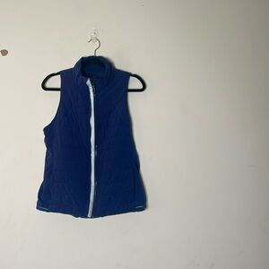 Tangerine blue small puffer vest​